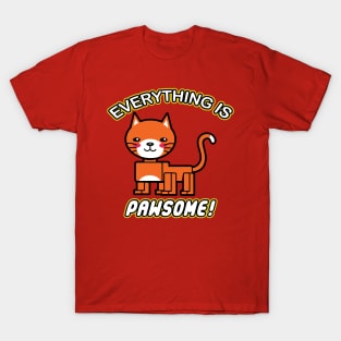 Cute Funny Brick Toy Cat Funny Saying Meme For Cat Lovers T-Shirt